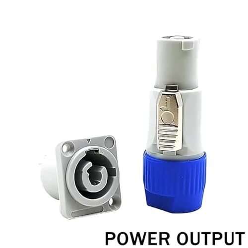 Conector de 3 pines 20A 250V NAC3FCA blanca para iluminacion 3