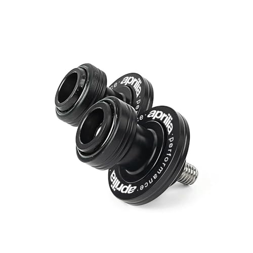 QWLMST Motorrad Schwingen Spulen Slider Ständer Schrauben Zubehör Passt für Aprilia Tuareg 660 Tuono 660 1100 RS 50 125 150 RSV RSV4 1000 Schwingarmspool-PlasticBlack for Aprilia