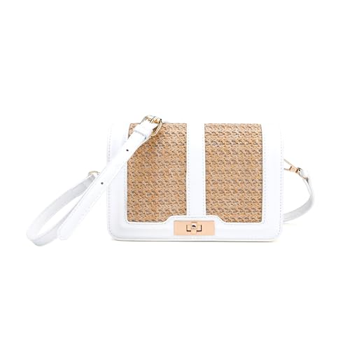 Image of Ayliss Straw Crossbody Bags for Women Straw Purses Handbags Shoulder Clutch Purse Summer Beach Woven Bags for Vacation