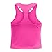 Under Armour Girls Motion Crop Tank Top, (652) Rebel Pink / / Pink, X-Large