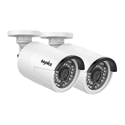 SANNCE 3MP Outdoor POE CCTV Camera 2 Pack Cover
