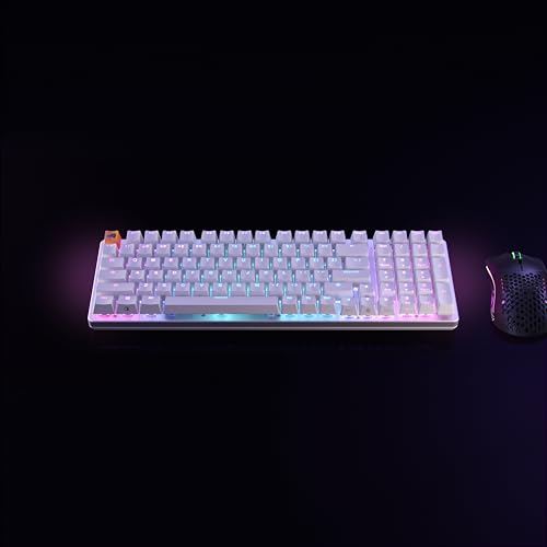 Clavier de jeu mécanique robuste Glorious GMMK 2 blanc pour corriger les fautes de frappe - 7
