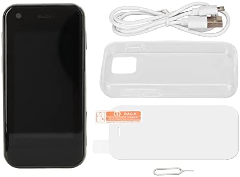 Zyyini XS11 Mini Smartphone, 2.5inch HD Screen 3G Unlocked Mobile Phone for Android 6, Dual Sim, 1GB/8GB, Dual Camera Business Backup Phone, Lightweight and Easy to Carry, 1580mAh Battery(Green)