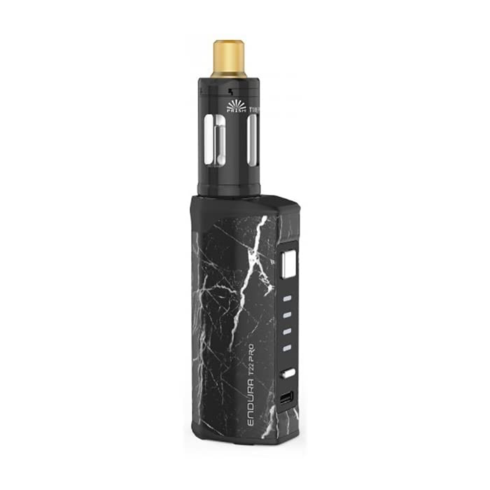 TVDCInnokin Endura T22 Pro Pod Kit with 13.5 Max Wattage Level | Featuring 3000mAH Battery | Supports MTL Vaping | 2ml Cartridge NO Nicotine (Black Marble)