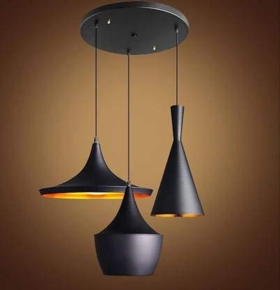 Black Cone Shape Cluster Hanging Ceiling Pendant Light Chandelier for Dining, Bedroom-image-6