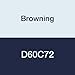 Browning D60C72 Minimum Bore Double Roller Chain Sprocket, 2 Strands, Steel, 1-1/4" Stocked Bore, 72 Teeth
