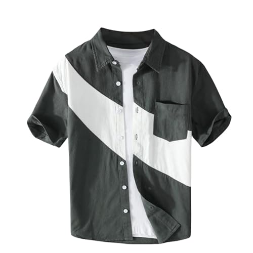 Chemise d'été homme anti-chaleur coupe ample pour masquer les imperfections