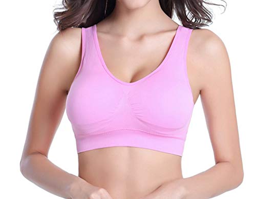 Image of Women's Comfort Workout Sports Bra Low-Impact Activity Sleep Bras