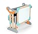 Smoby - Pupitre transformable de madera escritorio o caballete, 80 accesorios (Smoby...