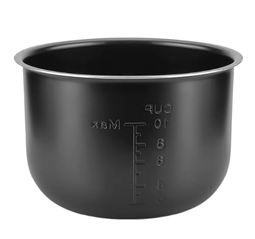 Quixpszto Olla a presión eléctrica de 5 l con Recipiente Interior, Compatible con Midea MY-SS6062. Reemplaza el Recipiente Interior Antiadherente.