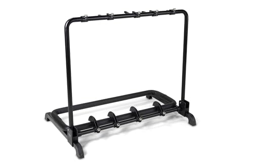 GEWA Support de guitare Multistand noir GS-105B réglable pour 5 instruments