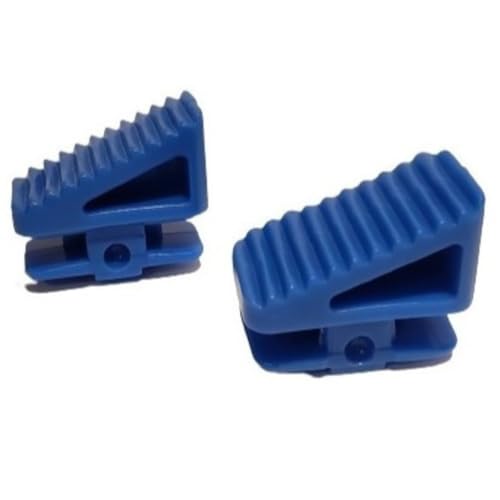 Kit Sapatas E Arremates Para Escada Doméstica De Alumínio (Azul Claro)