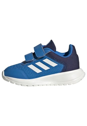 adidas Tensaur Run Shoes, Zapatillas para Correr, Blue Rush/Core White/Dark Blue, 27 EU