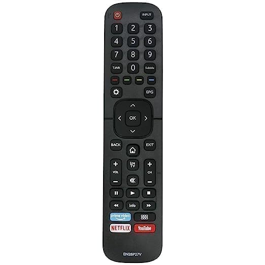 Image of BLACKSHEEP EN2BX27V Remote Replacement for VU FHD HD Android Smart TV Remote Control Model No-32US 43US 32GA 43GA [ Compatible for VU Smart Tv Remote Control ]-Black