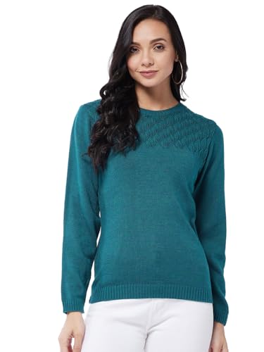 Image of Modeve Women Round Neck Casual Sweater for Winter||Winterwear||