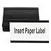 BVCFM2630 Bi-silque Magnetic Data Cards, 12/BG, Black