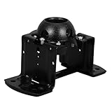 DECOMELODY Soporte de Montaje para Ventilador de Techo, Kit C-ring y Tornillos, Diámetro de 27 Mm, Instalación para Techos Planos E Inclinados, Accesorio para Ventilador de Garaje y Sala