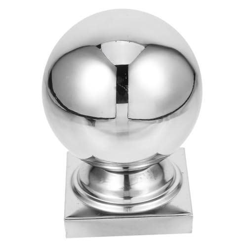 BESTonZON Capsules De Poteau De Clôture Acier Décoratives Légères Avec Base Carrée Pour Jardin Et Patio Accessoires De Clôture Et Élégants