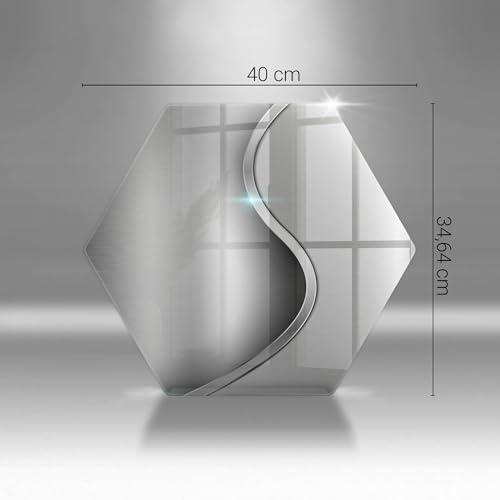 Plaque cuisson verre ultra résistante Wallfluent 40cm