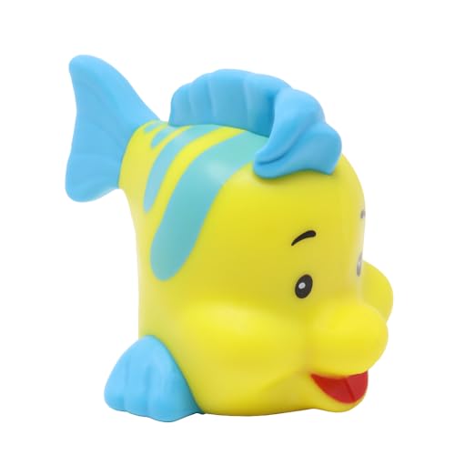 Fisher-Price Pieza de repuesto para colección Little People Princess Castle Playset HNJ27 - Figura de repuesto de Little Mermaid Best Fish Friend Flounder