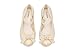 Mini Melissa Girls Sophie Crush (Little Big Kid) Ballet Flat, Pearly Beige, 3