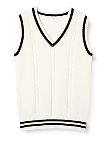 スクールベスト 綿100% 制服 学生 R670792 レディース ホワイト L