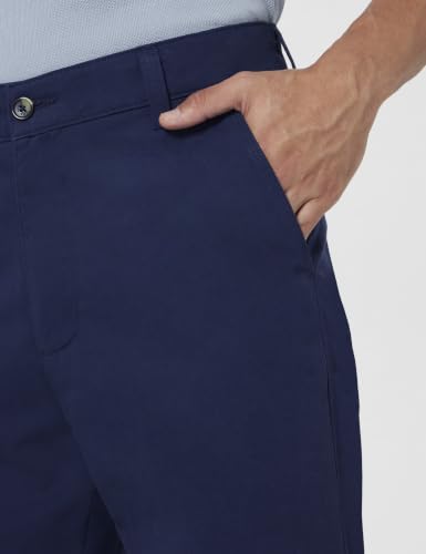 Image of Amazon Brand - Symbol Men's Relaxed Fit 100% Cotton Casual Trouser | Constructed Waistband | Pants | Available in Plus Sizes