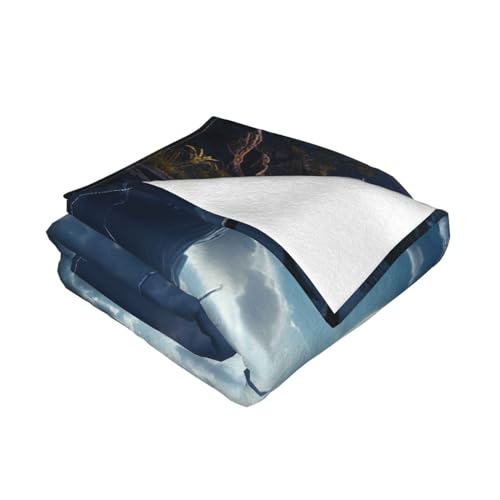 Couverture pour canapé flanelle douce 203x152cm plaid microfibre toutes saisons - 3