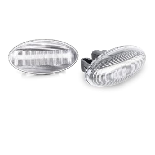 Feu de position latéral LED pour Peugeot 206 307 Partner clignotant répétiteur transparent