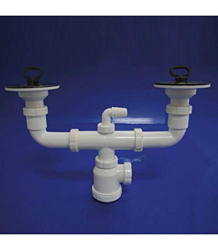 WOLFPACK LINEA PROFESIONAL 4110504 Sifon Doble Valvula Extensible T-44-E 1 1/2 �115, 33