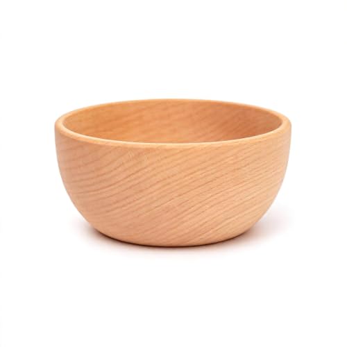 ChayWillow Japanese Beech Wood Bowl 12cm x 6cm Natural Grain - image 1