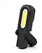 Edm 36403 Lampe torche LED 2 puissances, lumière, indicateur de batterie, rechargeable, 300 Frontal, 90 lumens haut, Noir