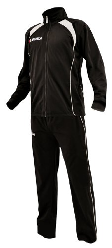 Legea Tuta Vento tuta microfibra, Nero/Bianco