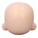 Blank Doll Head, Silicone Replacement Ball Jointed Doll Head Exquisite for 1/12 Ball Jointed Doll (Normal White)
