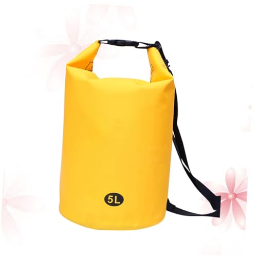 Bolsa inflable de PVC amarilla impermeable para rafting y pesca 6