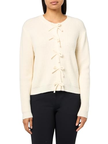 Petal & Pup Wilde Bow Front Cardigan - Off White