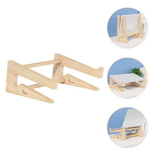 Soporte de madera ajustable para laptop de 12-14.7 pulgadas miniatura 4