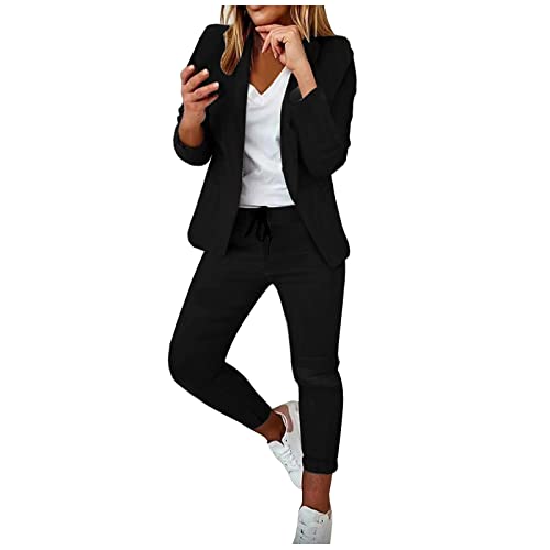 Firzero 2 Piece Work Sets for Women Going Out Dressy Casual Formal Outfits Blazer Suiting 2024 Casual Elegant Business Sets4