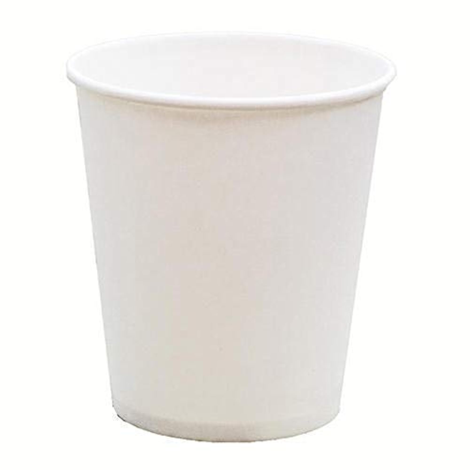 Generic 180 GSM Paper Cup 250 ml White Pack of 16 Packets
