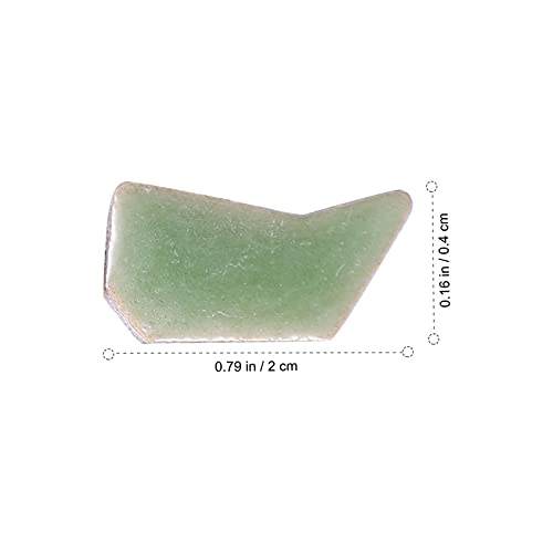 Artibetter Mosaikfliesen Keramik Unregelmäßig Mosaikstein Bunt Mosaikstücke für DIY Basteln Wand Blumentopf Vasen Bilderrahmen Spiegel Deko 200g Grün