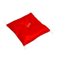 【取置中】座布団 小物用 10cm ちりめん 無地 赤 1点 取置中】座布団 小物用 10cm ちりめん 無地 赤 1点 14-2_1.jpg