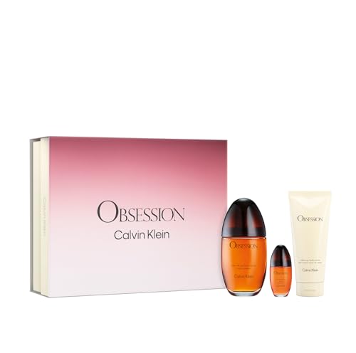 Calvin Klein Obsession Eau de Parfum – Ambery Women's Perfume – With Notes of Mandarin, Bergamot, Jasmine & Patchouli – Long Lasting Fragrance