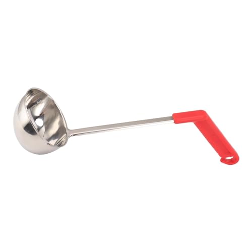 Curved Handle Soup Ladle Stainless Steel Soup Ladle Kitchen Ladle Soup Ladle Cooking Ladle Soup Spoon For Cooking (240ML)
