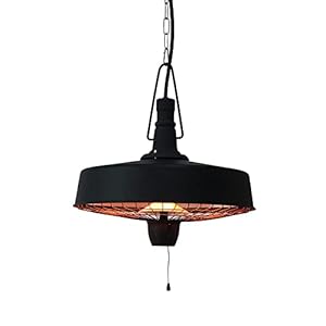 Holitu Elektrische radiator, om op te hangen, infrarood radiator, 2100 W, verwarming met 3 standen, verstelbaar en…