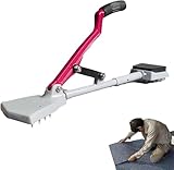 Knee-Free Carpet Stretcher: Effortless Install/Wrinkle Removal, 8 Tension Settings, Shock-Absorbing Handle, Steel/Aluminum Build, Fits Persian To Jute Carpets