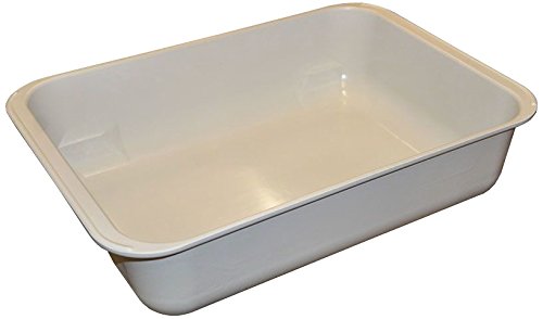 3300085269 Nesting Container, Glass Fiber Reinforce Plastic Composite, White, Capacity 100 lb, 21" x 15" x 5
