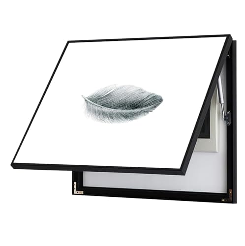 Housse pour compteur 60x40 cm avec cadre métallique et vérin