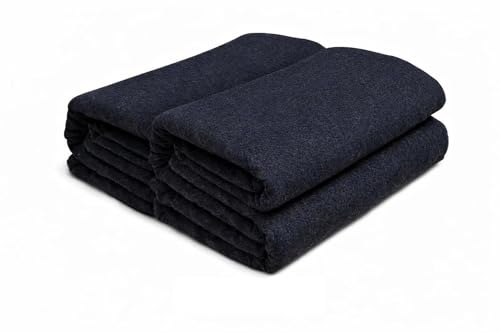 Image of Prozone Premium Solid Dark Black Donation Winter Blanket | Ultra Soft & Warm Fleece Blanket | | All Season AC Blanket for Double Bed | Machine Washable | Luxury Home Bedding (2)