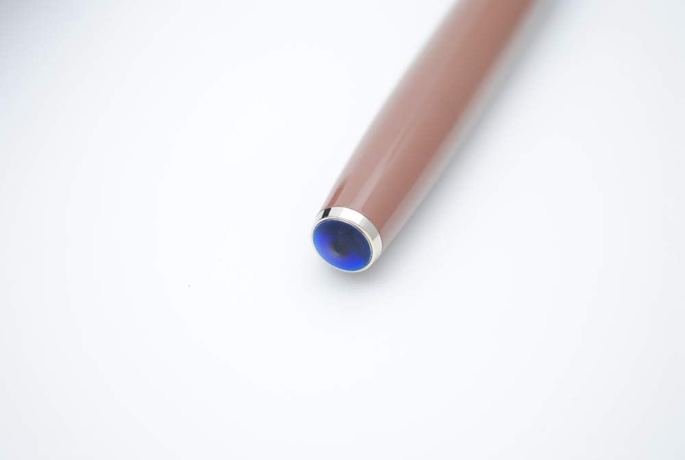 czxwyst 2019 New Version 601 Steel Cap Vacumatic Double Bead Fountain Pen (Coco with ink window)