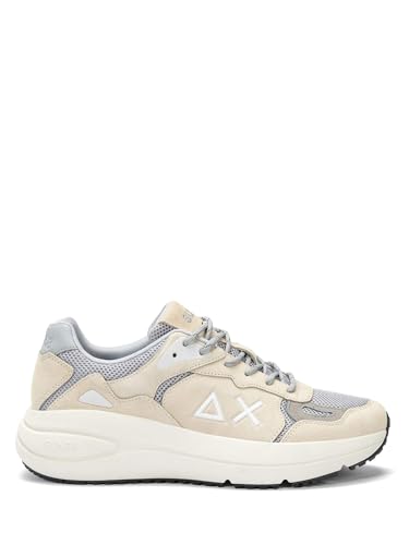 Baskets basses homme SUN68 chaussure daim crème 39